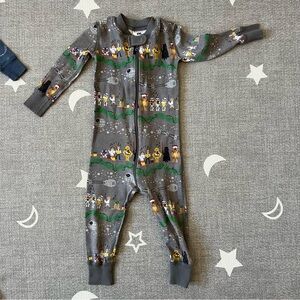 Hanna Andersson Gray Star Wars Kids Footie Pajama
